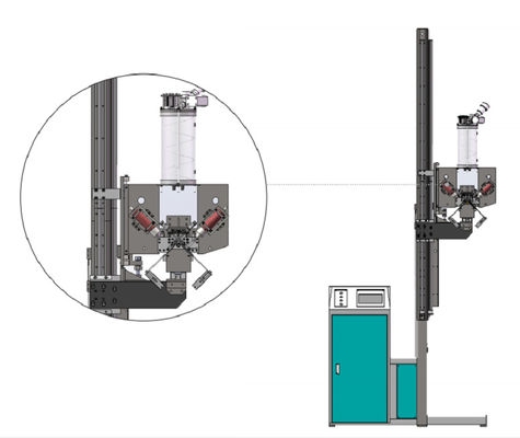 Máquina de rellenar automática del tamiz molecular para el proceso de cristal doble