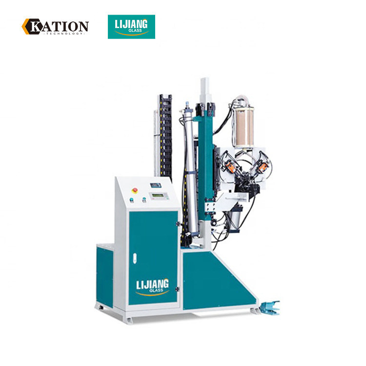 La máquina de rellenar desecante alcanza automáticamente acciones de los agujeros de perforación automáticamente en los marcos del espaciador