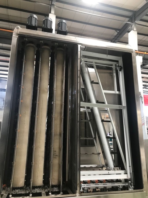 Lavadora de cristal baja 2-10m/min automático de la vertical de cristal de gran tamaño E