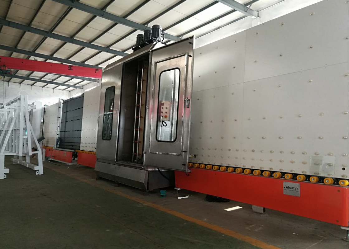 Cadena de producción automática aislador horizontal de la doble vidriera del vidrio para el vidrio doble