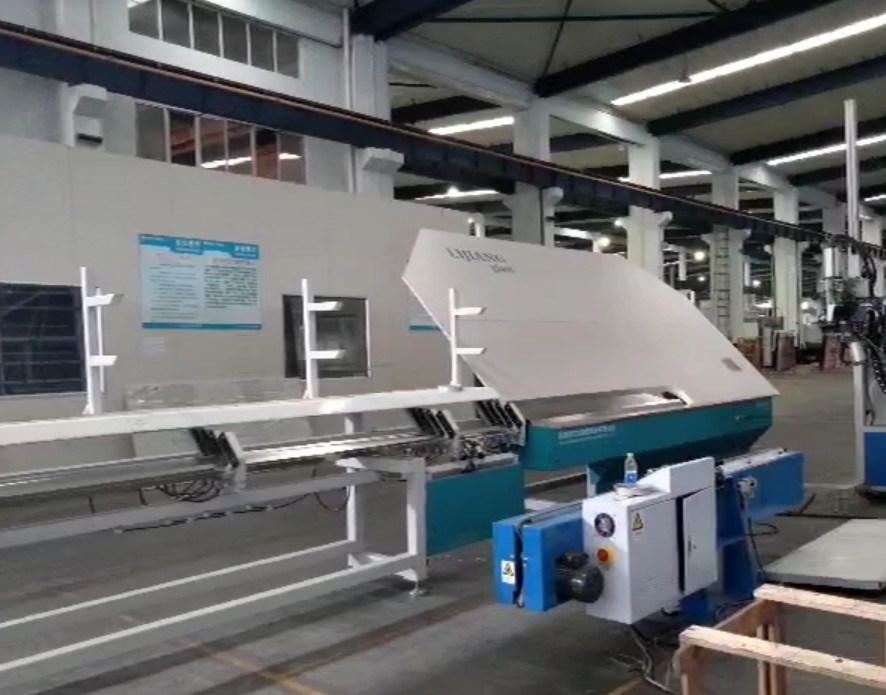 Máquina de aluminio retirada a frío ordinaria de la barra de IGU y soldadura de alta frecuencia