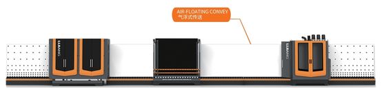 Línea de procesamiento de vidrio flotante de aislamiento vertical