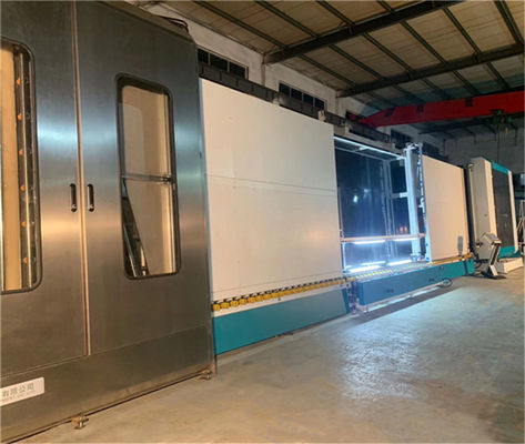 cadena de producción de cristal aislador de la vertical de 280x450m m para el proceso de cristal doble